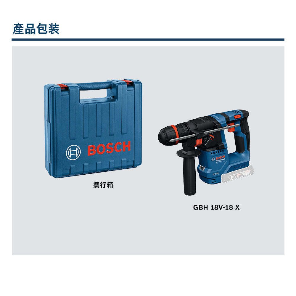 產品包装攜行箱BOSCHGBH 18V-18 X