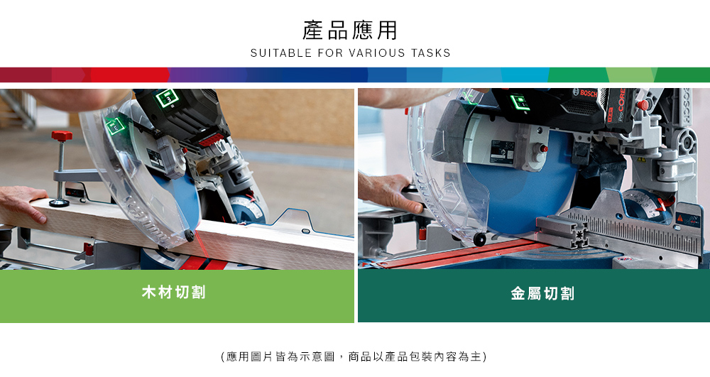 木材切割產品應用SUITABLE FOR VARIOUS TASKS(應用圖片皆為示意圖,商品以產品包裝內容為主)金屬切割