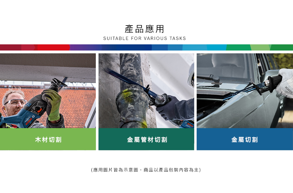 木材切割產品應用SUITABLE FOR VARIOUS TASKS金屬管材切割(應用圖片皆為示意圖,商品以產品包裝內容為主)金屬切割